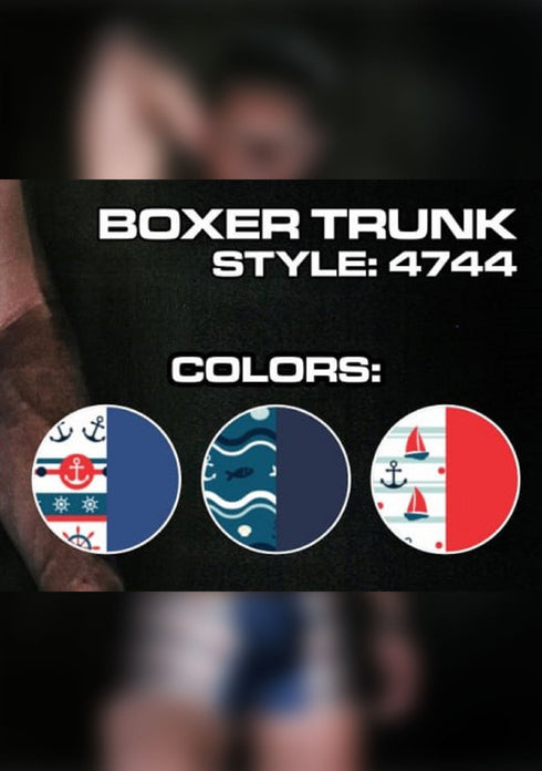 Men's AQ Trunk Men's Hybrid Collection Boxer Briefs Trunk-up Hot Pants – 3-Pack